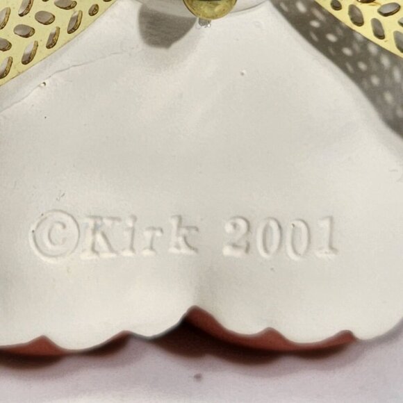 Kirk 2001 Angel Cheeks Figurines With Gold Wings Decorative Accents 9/11 Ladybug - Picture 6 of 10